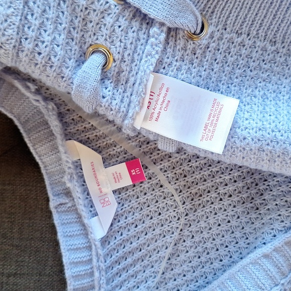 NWOT Open Front Long Cardigan Sweater XS S - Picture 5 of 6